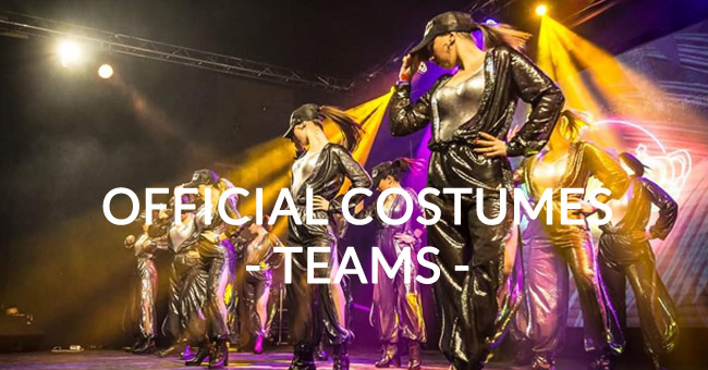 Official costumes for teams